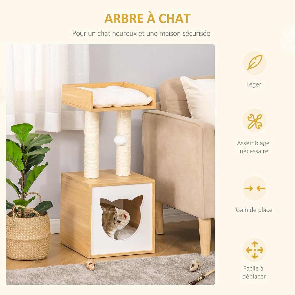 Arbre à chat Glycine dans un salon — photo du fabricant