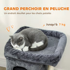 Grand perchoir en peluche de l'arbre à chat Peuplier — photo du fabricant