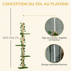 Arbre à chat Lierre — conception sol-plafond