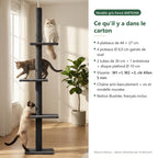 Arbre à chat Nimbus — Ce qu'il y a dans le carton